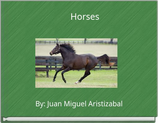 Front cover of 'Horses' 