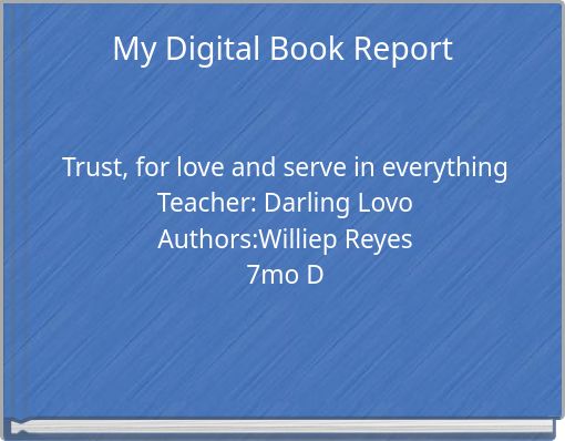 My Digital Book Report
