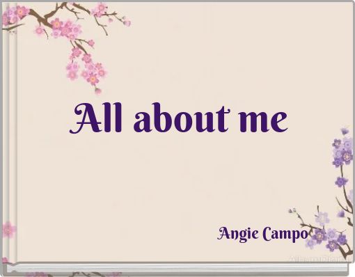 Front cover of 'All about me' 