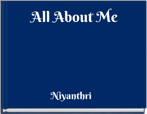 Front cover of 'All About Me' 