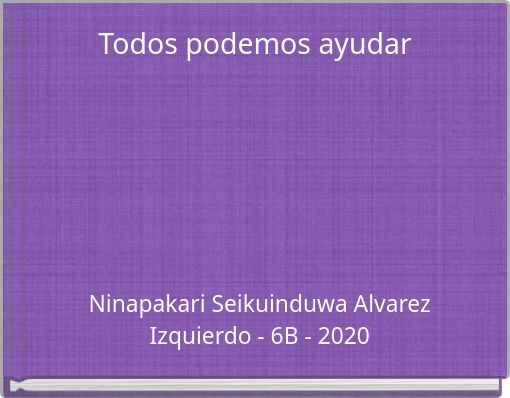 Todos podemos ayudar