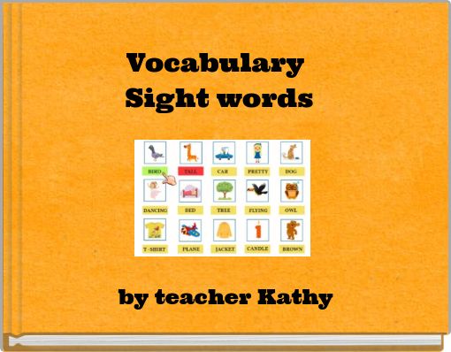 Vocabulary Sight words