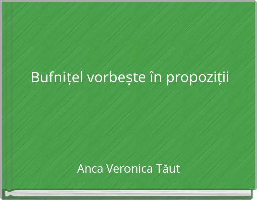 Book Cover for: Bufnițel vorbește în propoziții