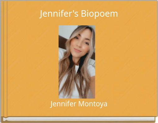 Front cover of 'Jennifer's Biopoem' 