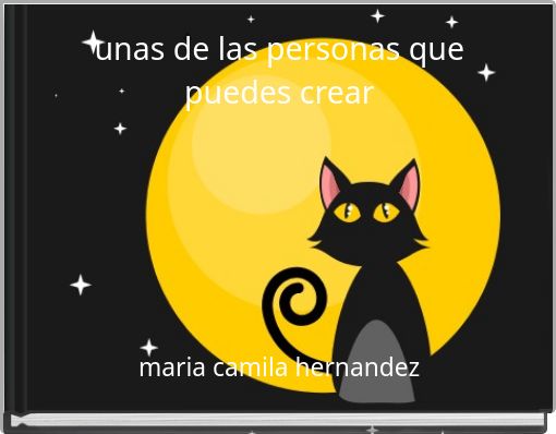 Book Cover for: unas de las personas que puedes crear