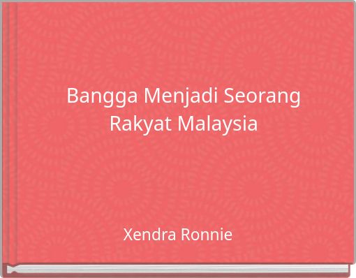 Front cover of 'Bangga Menjadi Seorang Rakyat Malaysia' 