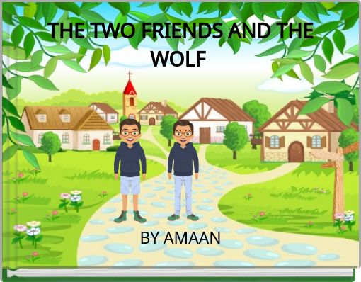 Front cover of 'THE TWO FRIENDS AND THE WOLF' 