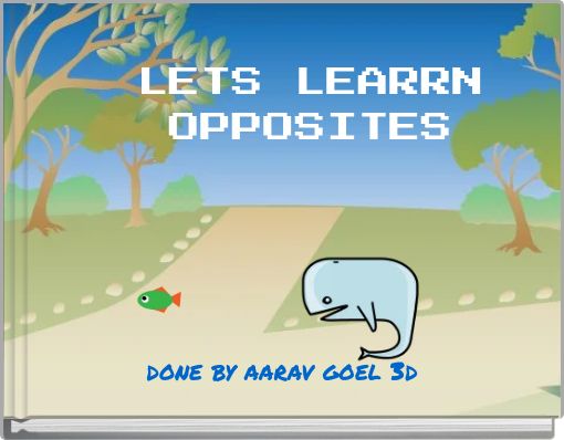 Book Cover for: LETS LEARRN OPPOSITES