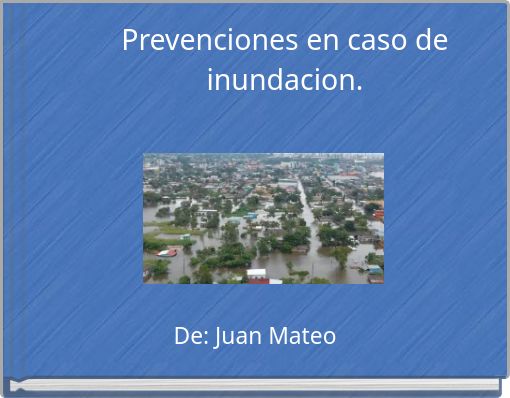 Prevenciones en caso de inundacion.