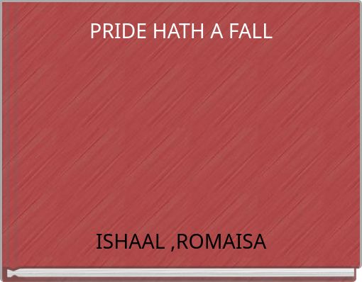 Book Cover for: PRIDE HATH A FALL