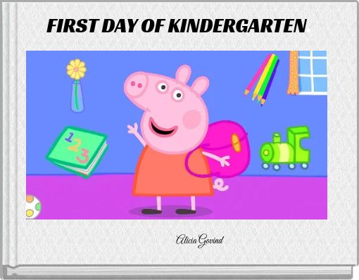 FIRST DAY OF KINDERGARTEN.