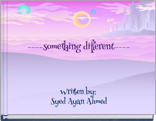 Front cover of '----something different----' 