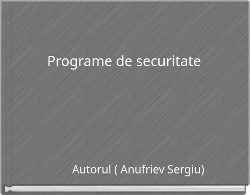 Programe de securitate