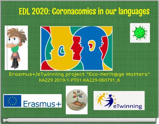 Book Cover for: EDL 2020: Coronacomics in our languages