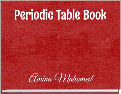 Periodic Table Book