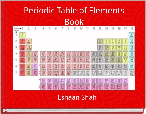 Periodic Table of Elements Book
