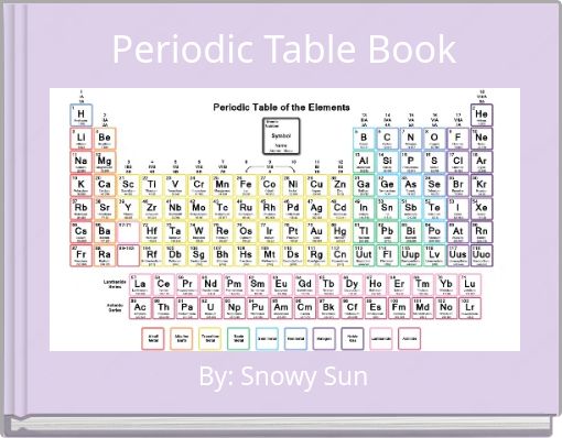 Periodic Table Book