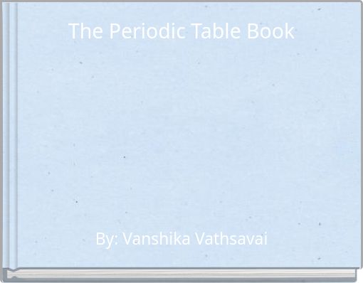 The Periodic Table Book
