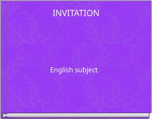 INVITATION