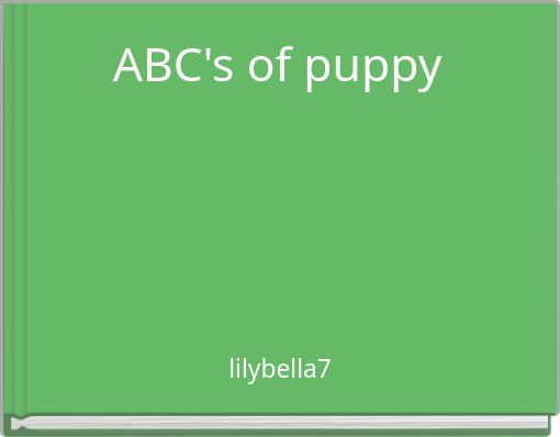 ABC's of puppy
