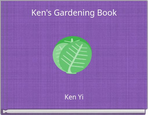 Front cover of 'Ken's Gardening Book' 