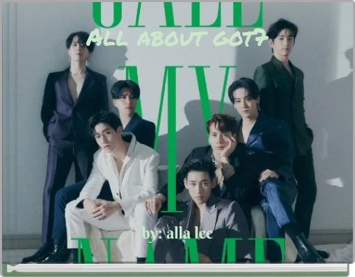 Front cover of 'all about got7' 