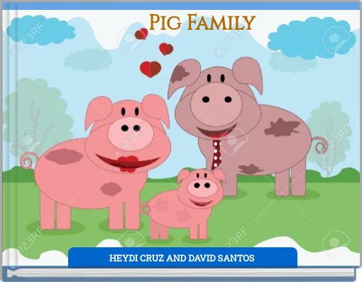 Front cover of 'Pig Family' 