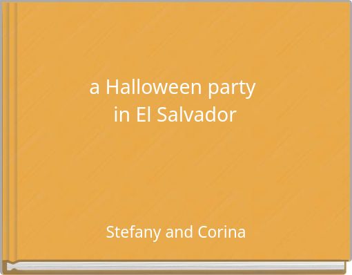 Front cover of 'a Halloween party in El Salvador' 