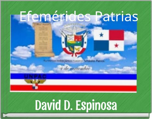 Front cover of 'Efemérides Patrias' 
