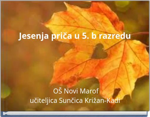 Jesenja priča u 5. b razredu