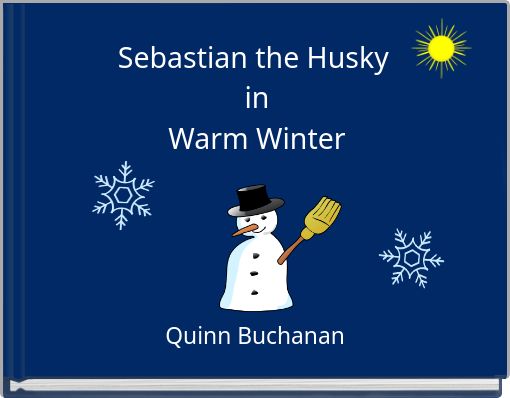 Sebastian the Husky in Warm Winter