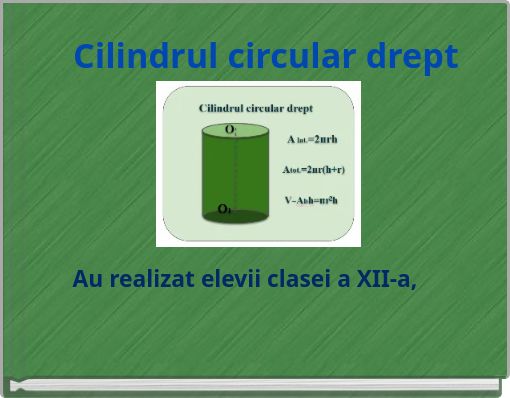 Book Cover for: Cilindrul circular drept