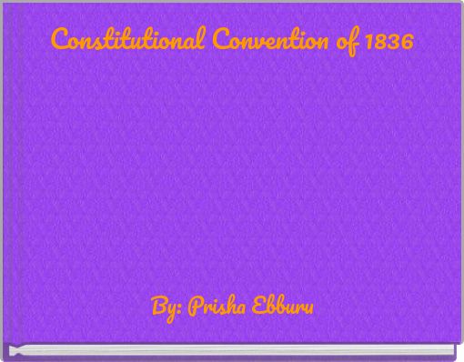 Constitutional Convention of 1836