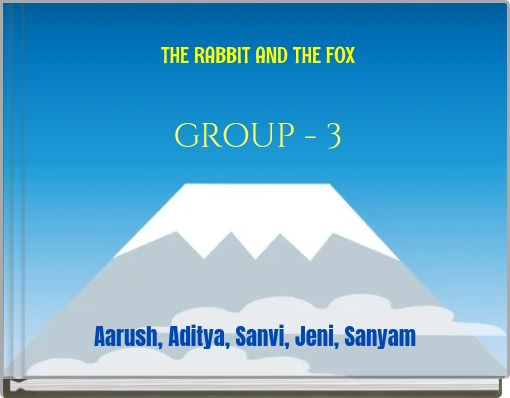 Front cover of 'THE RABBIT AND THE FOX GROUP - 3' 