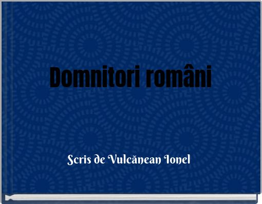 Book Cover for: Domnitori români