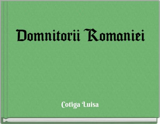 Domnitorii romaniei
