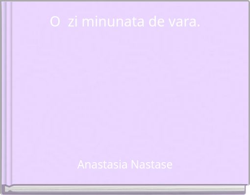 O zi minunata de vara.