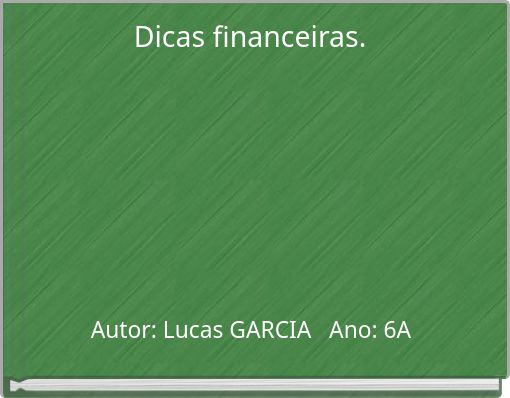 Dicas financeiras.