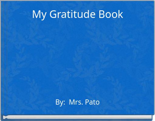 My Gratitude Book