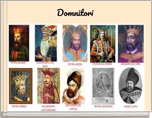 Front cover of 'Domnitori' 