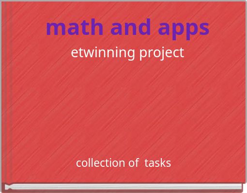 math and apps etwinning project