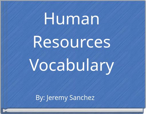 Human Resources Vocabulary