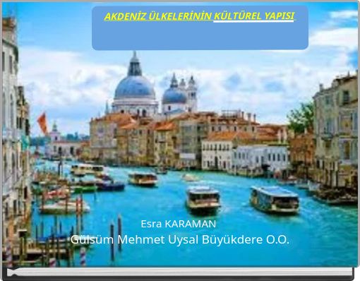 AKDENİZ &Uuml;LKELERİNİN K&Uuml;LT&Uuml;REL YAPISI