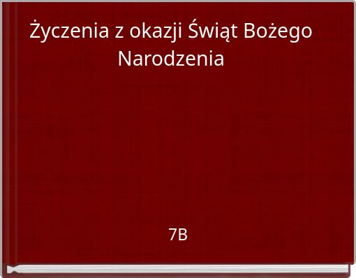 Życzenia z okazji Świąt Bożego Narodzenia