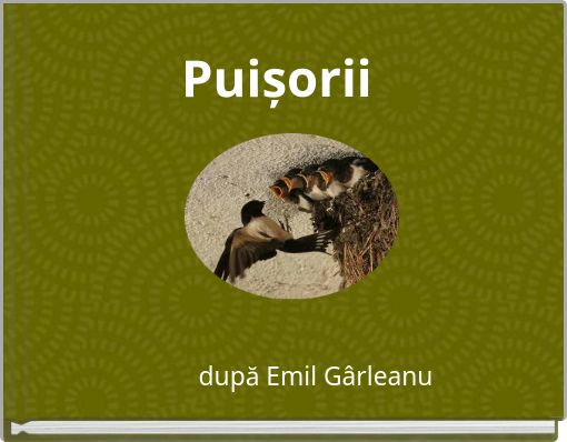 Front cover of 'Puișorii' 