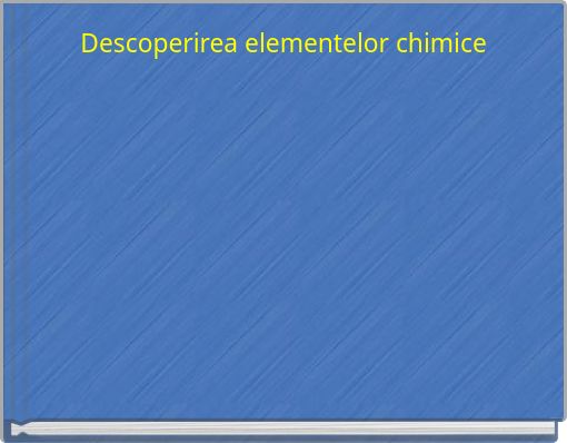 Descoperirea elementelor chimice