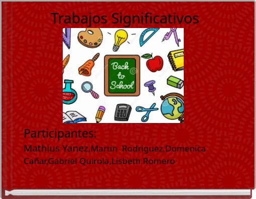 Front cover of 'Trabajos Significativos' 