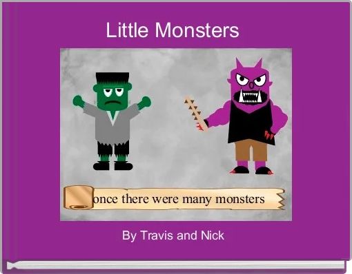 Front cover of 'Little Monsters ' 