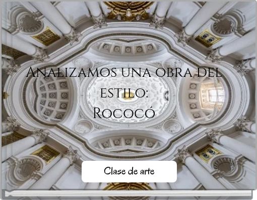 Analizamos una obra del estilo: Rococ&oacute;