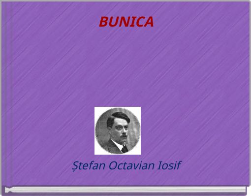 Front cover of 'BUNICA' 